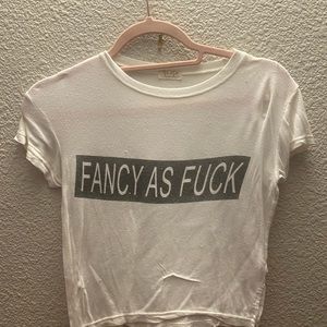 Brandy Melville cropped graphic tee